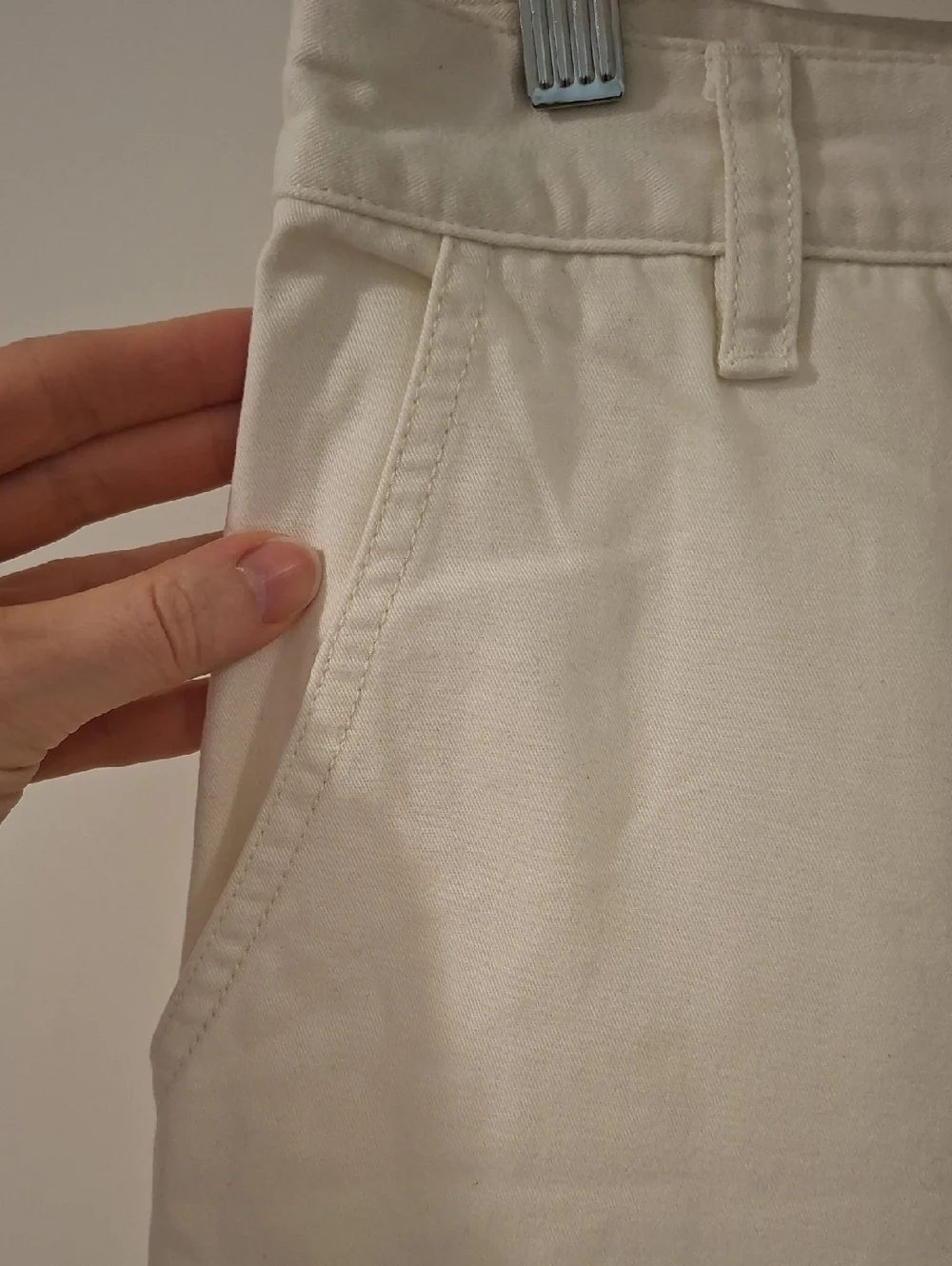 Sunday Best Classic White/Cream "Jaden" Straight-leg Chino Pants (Size US 4) - Picture 3 of 9